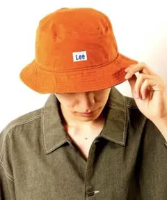 Lee バケットハット オレンジ