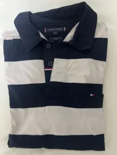Tommy Hilfiger ストライプポロシャツ L