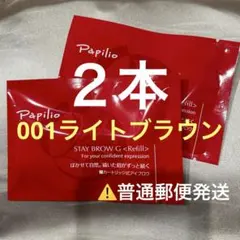 新品未開封〈リフィル〉 ×2本〈◇002チャコール〉パピリオ ステイ