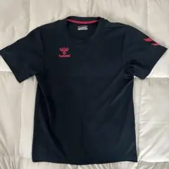 hummel 半袖 Tシャツ ネイビー ピンク スポーツウェアのサムネイル