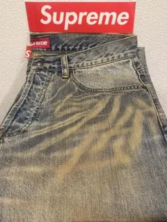Supreme Regular Jean Dirty Indigo 32 美中古 - メルカリ