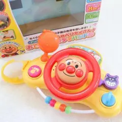 【美品】アンパンマン おでかけメロディハンドル ベビーカー おもちゃ 赤ちゃん