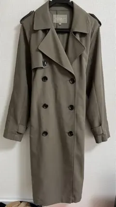 カーキー色/スプリングコート