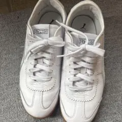 希少 PUMA × Maison Kitsune 刺繍 レザー スニーカー 24のサムネイル