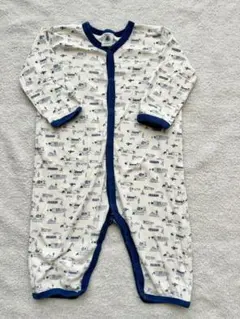 Petit Bateau 車柄ロンパース　12m/74cm