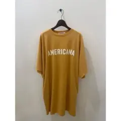 Americana★ゴールド　フリー◎オーバーサイズチュニックT★のサムネイル