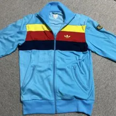 90s adidas トラックジャケット ジャージ 銀タグ ブルー L
