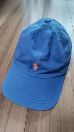 POLO 青色 キャップ コットン 56cm