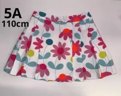 【未使用】jacadi ジャカディ5A110cm 花柄プリーツスカートのサムネイル