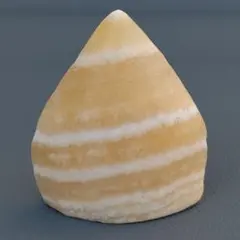 オレンジカルサイト　置物　天然石