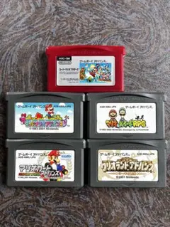 動作確認済み　GBA スーパーマリオ　他セット5本
