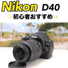 ⭐ショット数少な目⭐スマホ転送セット付き⭐Nikon D40 レンズセット