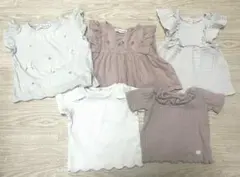 半袖Tシャツ　まとめ売り　バースデイ　mamaraku 80サイズ