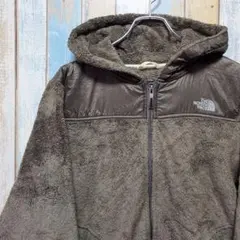 6-392☆ノースフェイス☆ジップアップボアフリースジャケット☆刺繍ロゴ☆WーL