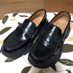 DOOPZ チャンキーソール ローファー厚底ブラック