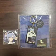 混血のカレコレ　ヒサメ　3周年　キーホルダー　缶バッジ