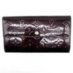 ルイヴィトン モノグラム　ヴェルニ ポルトフォイユ・サラアマラントM93524