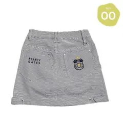 904パーリーゲイツ 定価26,400円 ストライプストレッチスカート00 XS
