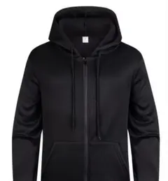 ブラックジップアップパーカー Mサイズ