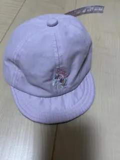 ユニコーン刺繍 ピンクキャップ 50-52cm