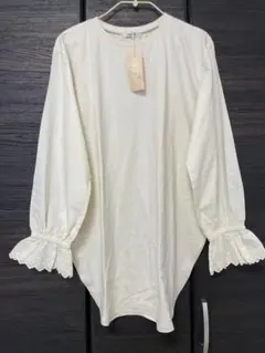 値下げ中❗️新品♪studio CLIP スタディオクリップ　袖口レースカットソー