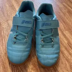 ASICS JUNIOLE ライトブルー シューズ　21センチ