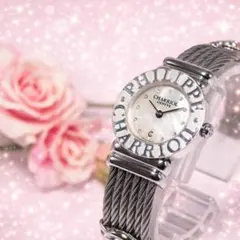 398 稼動 フィリップシャリオール時計 サントロペ ブルーシェル 12P