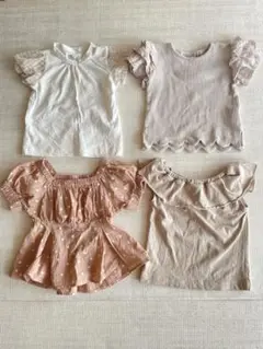 tete a tete mamaraku プティマイン　女の子トップス4点　80のサムネイル