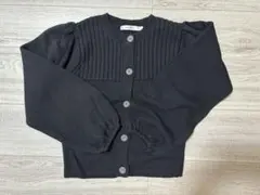 【未使用】MOUSSY ブラックカーディガン パフスリーブ