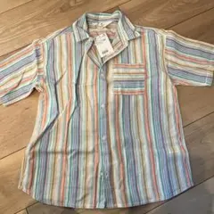 H&M ストライプ 半袖シャツ 140サイズ
