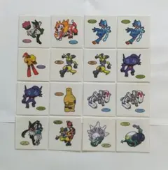 ポケモンパン デコキャラシール ２１５弾 １６枚セット