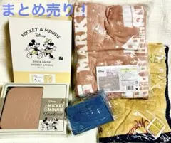 ミッキーマウスグッズ　まとめ売り５種(サンダル、毛布×２種、トランク、ボックス)