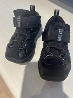 BREEZE ベビーサンダル 14.0cm ブラック