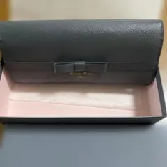 Samanthathavasaリボンベルト長財布　グレーブラック系