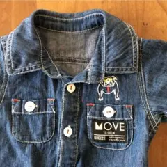 BREEZE オーバーオール デニム ロンパース