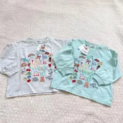 【新品】Little WeekEnd 長袖Tシャツ 2枚セット90cm