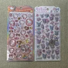 【正規品】うるちゅるポップシール　ベビーキティ　メロクロ