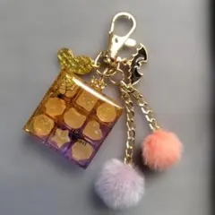 レジンキーホルダーチョコレート
