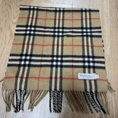 Burberry's カシミヤ チェックマフラー