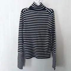 MAYSON GREY メイソングレイ ボーダー リブタートルネックのサムネイル