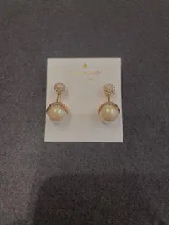 【新品】ケイトスペード ハブ ア ボール スタッズ ピアス パール ビジュー