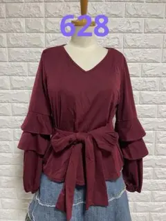 DES PRES 【未使用】Vネックカットソー シャツ マゼンタ 36 - メルカリ