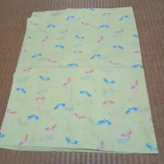 ハイヒール柄　綿素材　90cm✕210cm