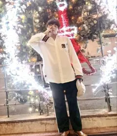 【BTSテテ着用】ROMANTIC CROWN Striped Shirt