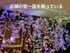 週末セール❗️超豪華花見セット枝垂桜造花21本(1.4m)➕花びら200枚空間演出