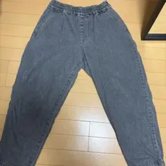 BACK NUMBER グレー デニムパンツ SMALL
