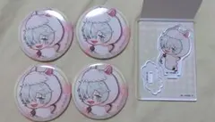 文豪ストレイドッグス　ニコライ・ゴーゴリ　東武動物公園　缶バッジ　アクスタ