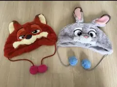 ディズニー　ファンキャップ　ニック　ジュディ　ズートピア　2点セット