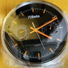 Beta ベータ 壁掛け時計 9594 温度計・湿度計　直径26cm イタリアのサムネイル