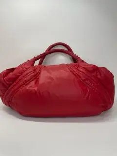 【美品】フェンディ モンクレール スパイバッグ ズッカ ナイロン ダウン レッド 美品】フェンディ モンクレール スパイバッグ ズッカ ナイロン